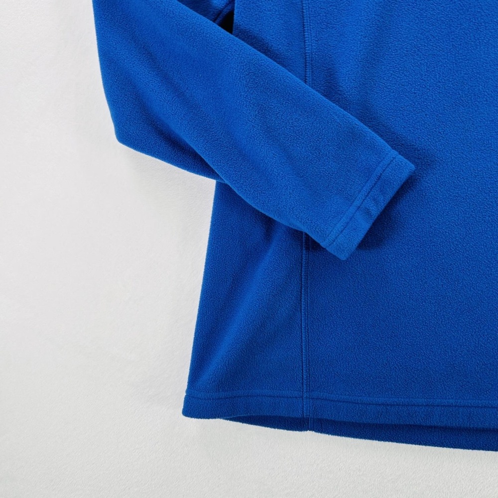 Lands' End Sweatshirt Womens Large 14-16 Blue Fleece 1/4 Zip Pullover Winter - Picture 9 of 16